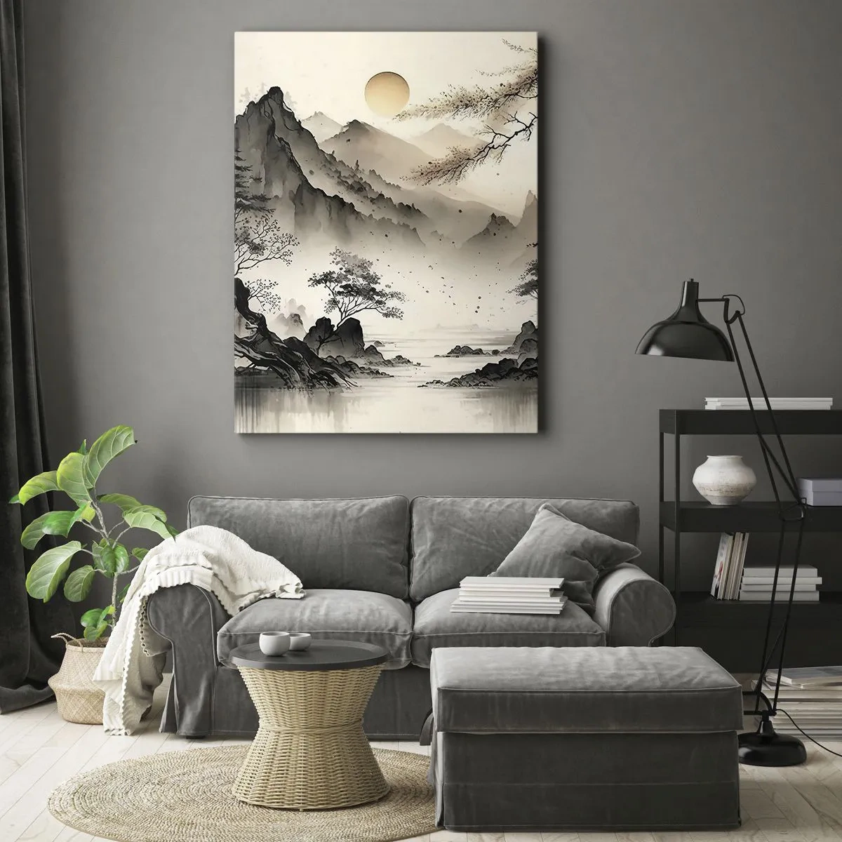 Quadro em tela - O charme único do Oriente - 50x70 cm