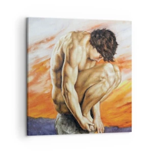 Quadro em tela - Imerso em si mesmo - 60x60 cm