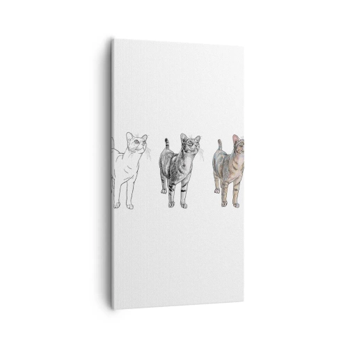 Quadro em tela - Aula de desenho - 55x100 cm