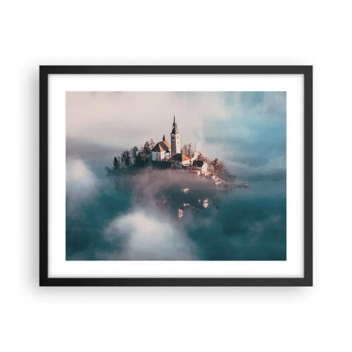 Pôster com moldura preta - A ilha dos Sonhos - 50x40 cm