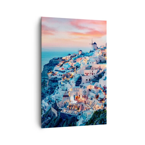 Quadro em tela - As suas grandes férias gregas - 80x120 cm