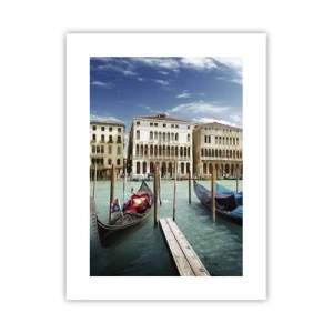 Pôster - Palácios em azul - 30x40 cm