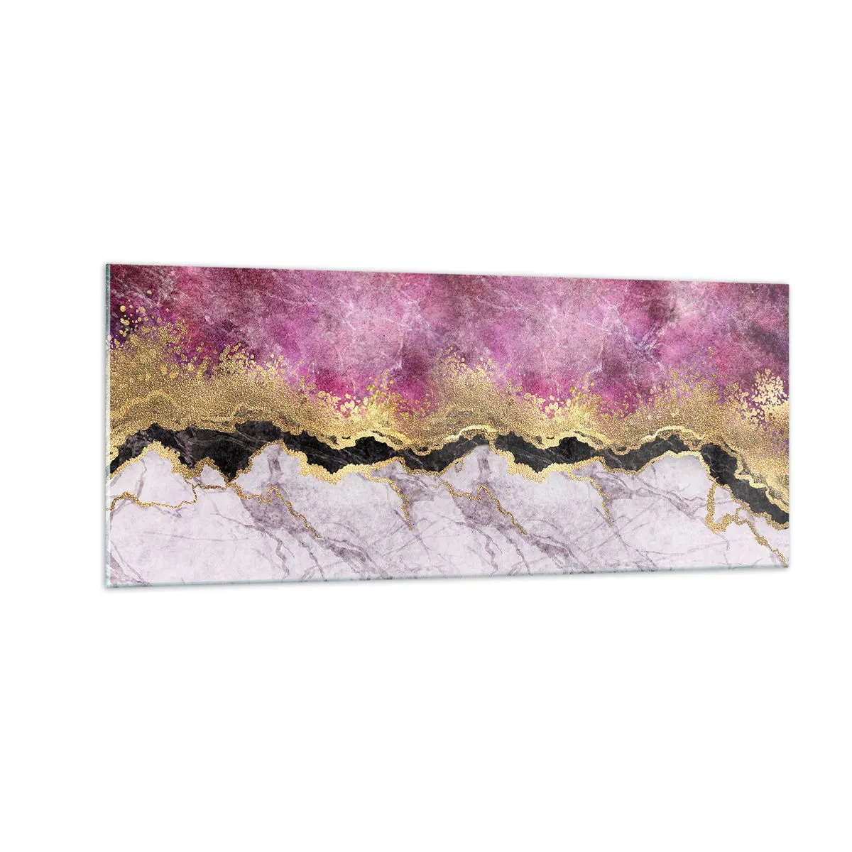 Quadro em vidro - Na fronteira - 100x40 cm