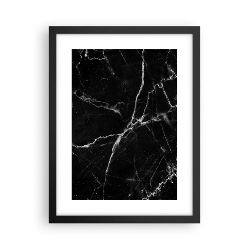 Pôster com moldura preta - A vida secreta da pedra - 30x40 cm