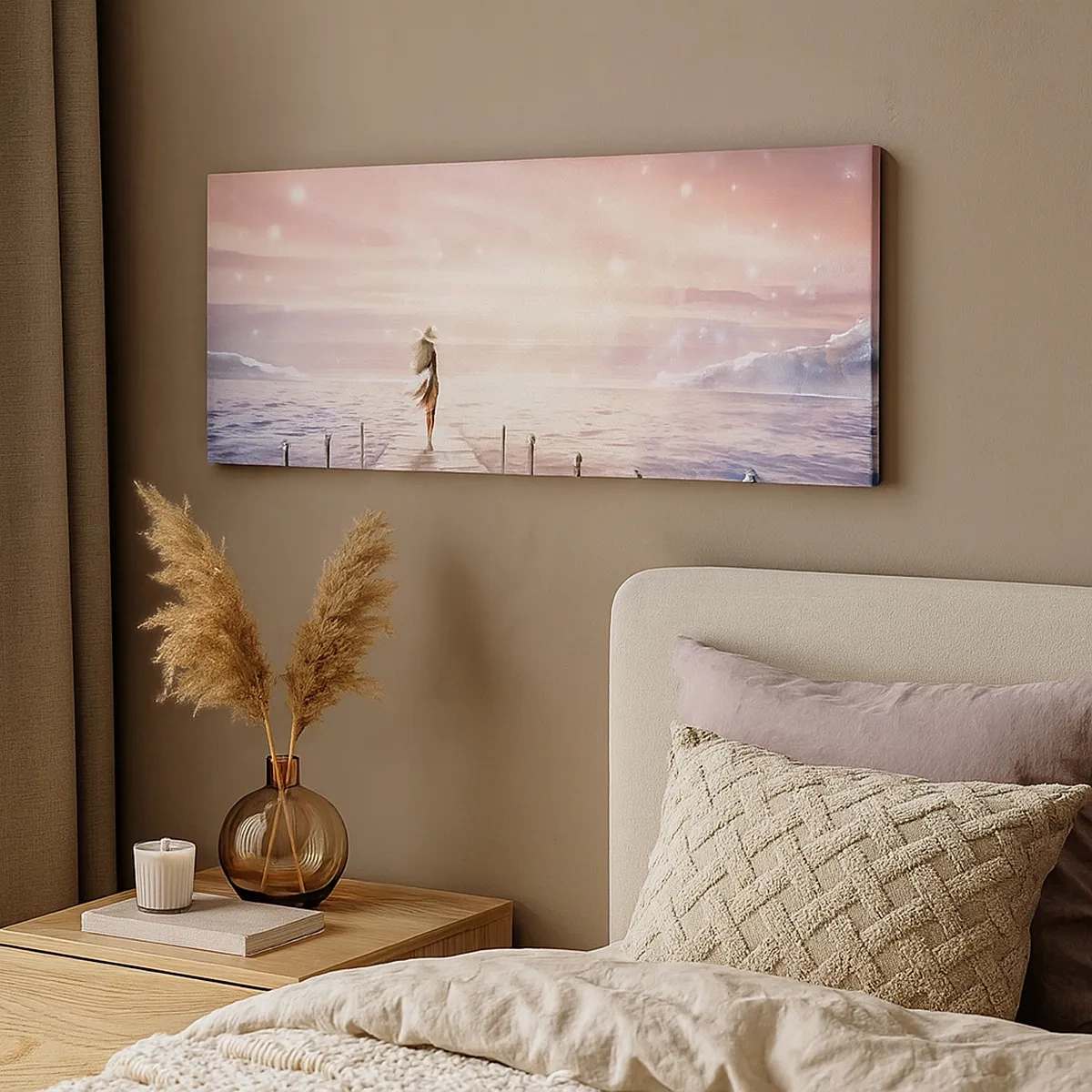 Quadro em tela - À luz de um sonho - 30x30 cm