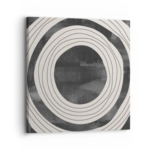 Quadro em tela - Direito ao ponto - 30x30 cm