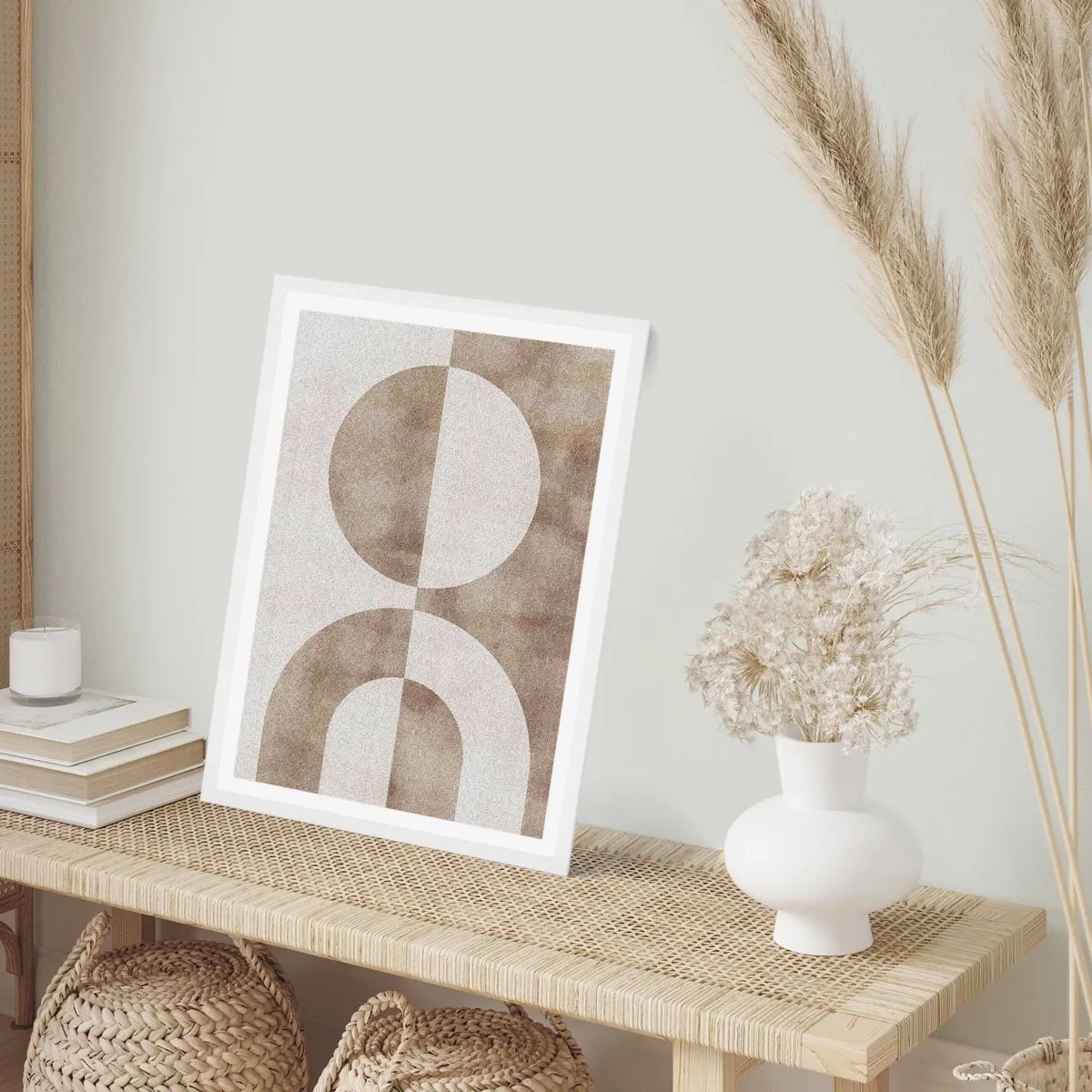 Pôster em moldura branca - Semelhanças e diferenças - 70x100 cm