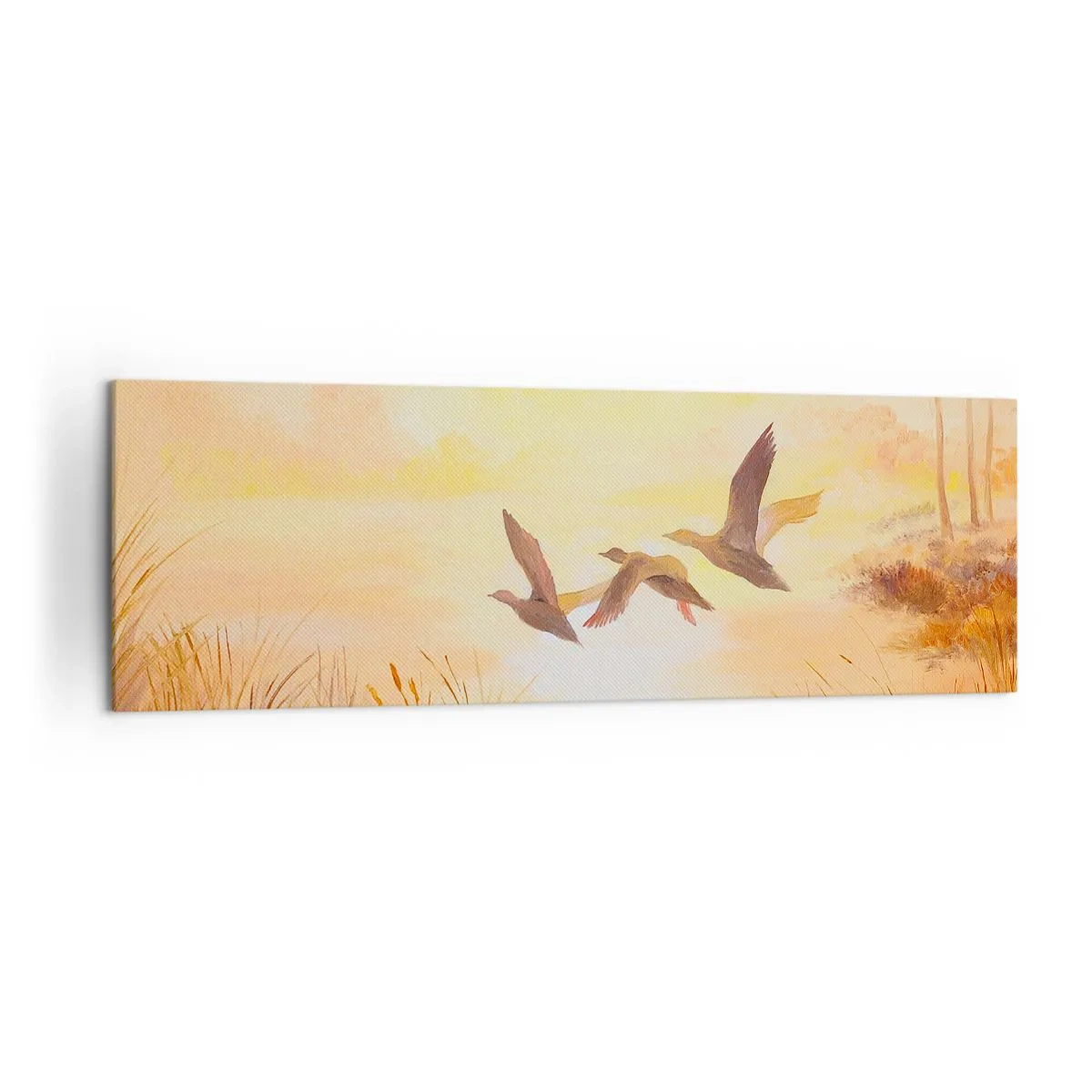 Quadro em tela - O início de uma longa viagem - 160x50 cm