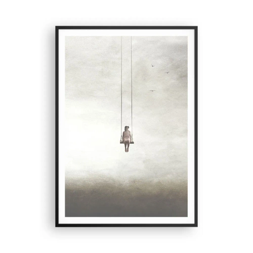 Pôster com moldura preta - A criança em nós - 70x100 cm