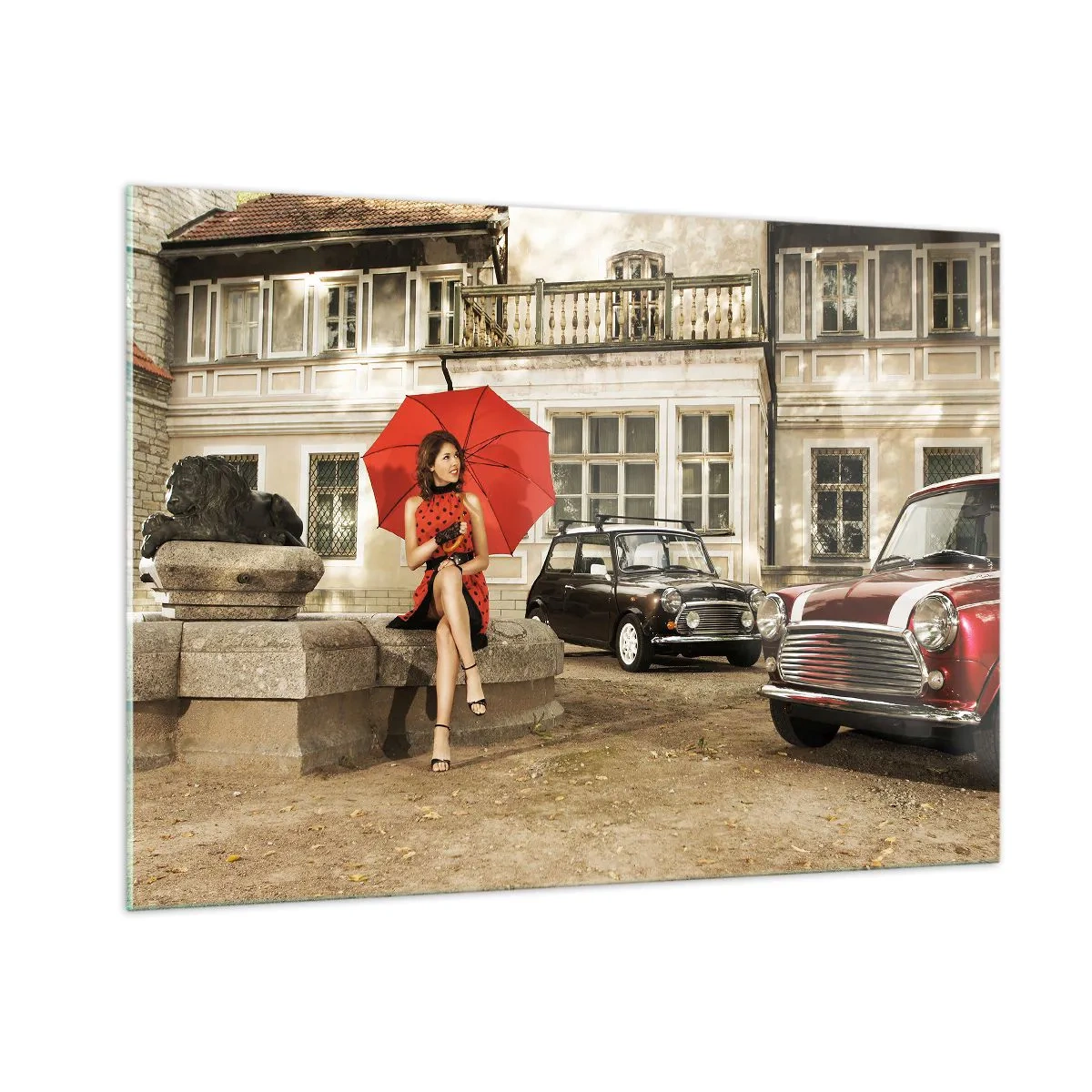 Quadro em vidro - Mini-viagem sentimental - 100x70 cm