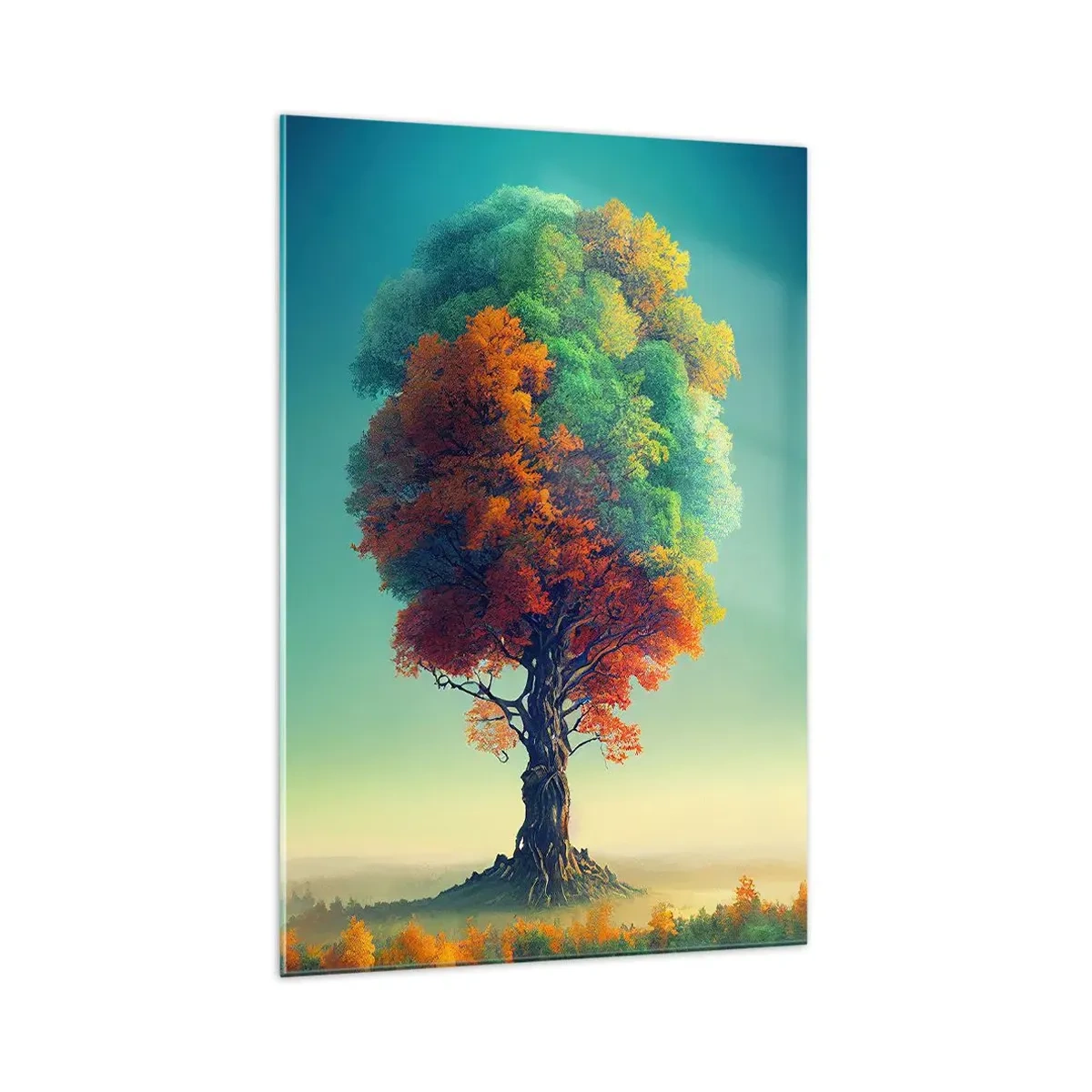 Quadro em vidro - Carvalho – o pai da natureza - 70x100 cm