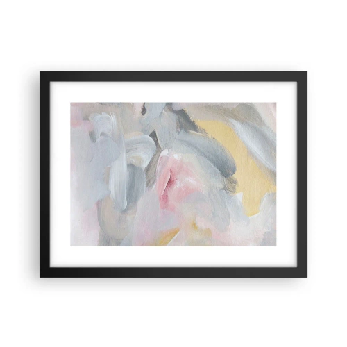 Pôster com moldura preta - Em um mundo pastel - 40x30 cm