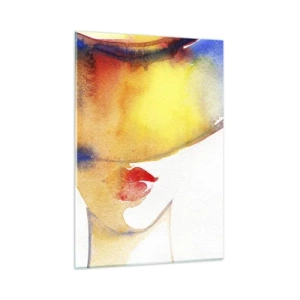 Quadro em vidro - Retrato de uma dama    - 50x70 cm