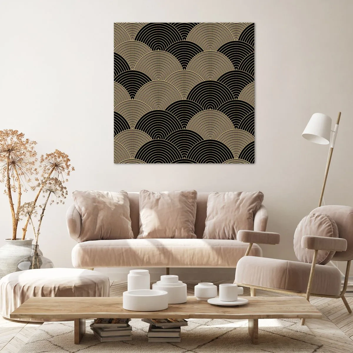 Quadro em tela - Unidade na multiplicidade - 40x40 cm