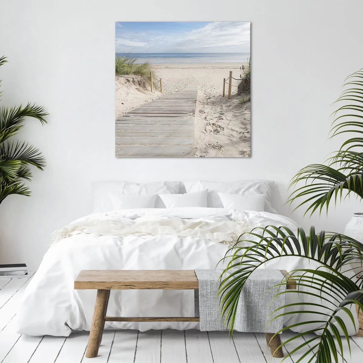Quadro em tela - Pelo horizonte - 40x40 cm