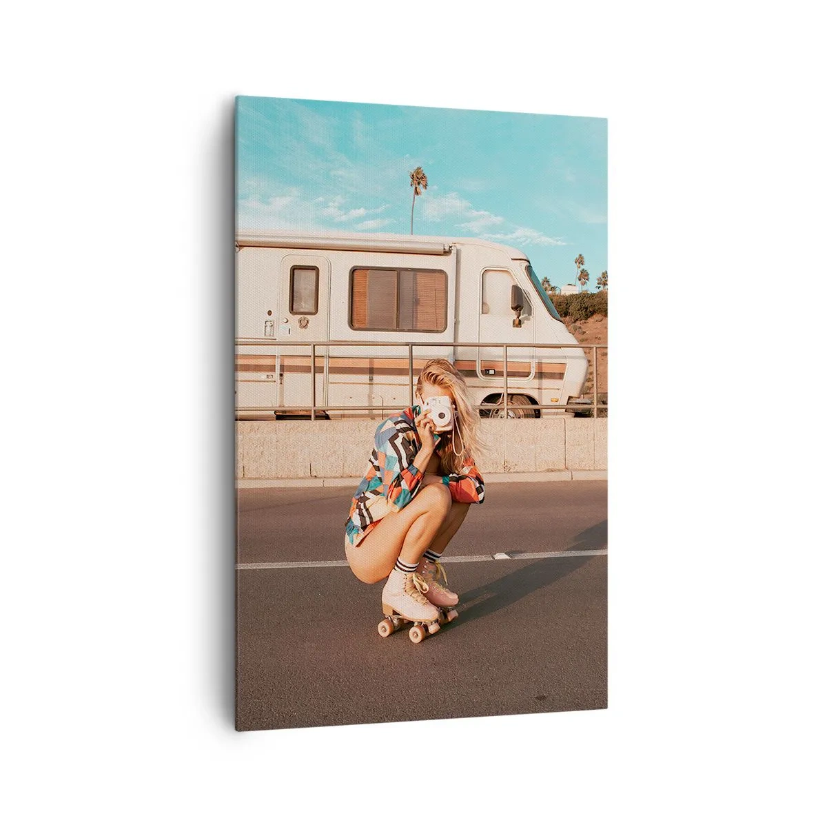 Quadro em tela - Sorria, por favor! - 80x120 cm