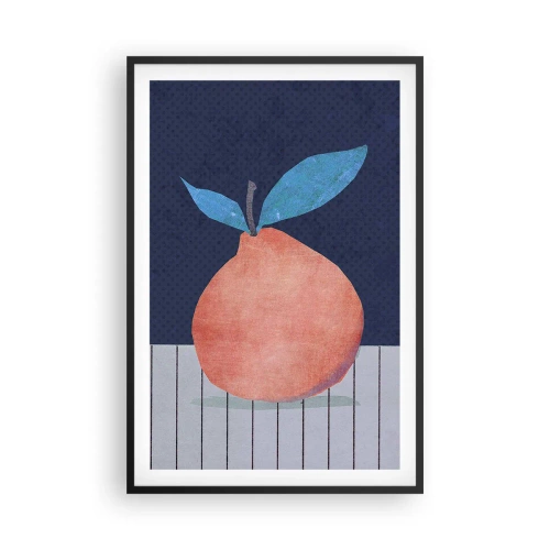 Pôster com moldura preta - Convexidade e plano - 61x91 cm