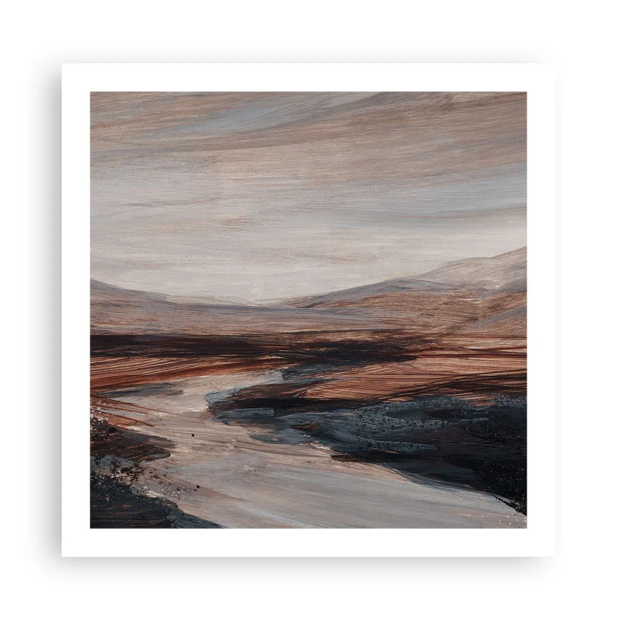 Pôster - Um vale tranquilo - 60x60 cm