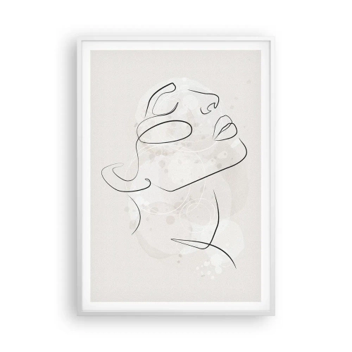Pôster em moldura branca - Esboço de um sonho - 70x100 cm