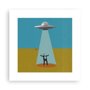 Pôster - Encontro próximo - 30x30 cm