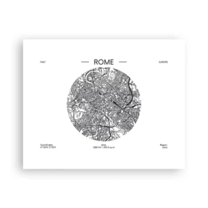 Pôster - Anatomia de Roma - 50x40 cm