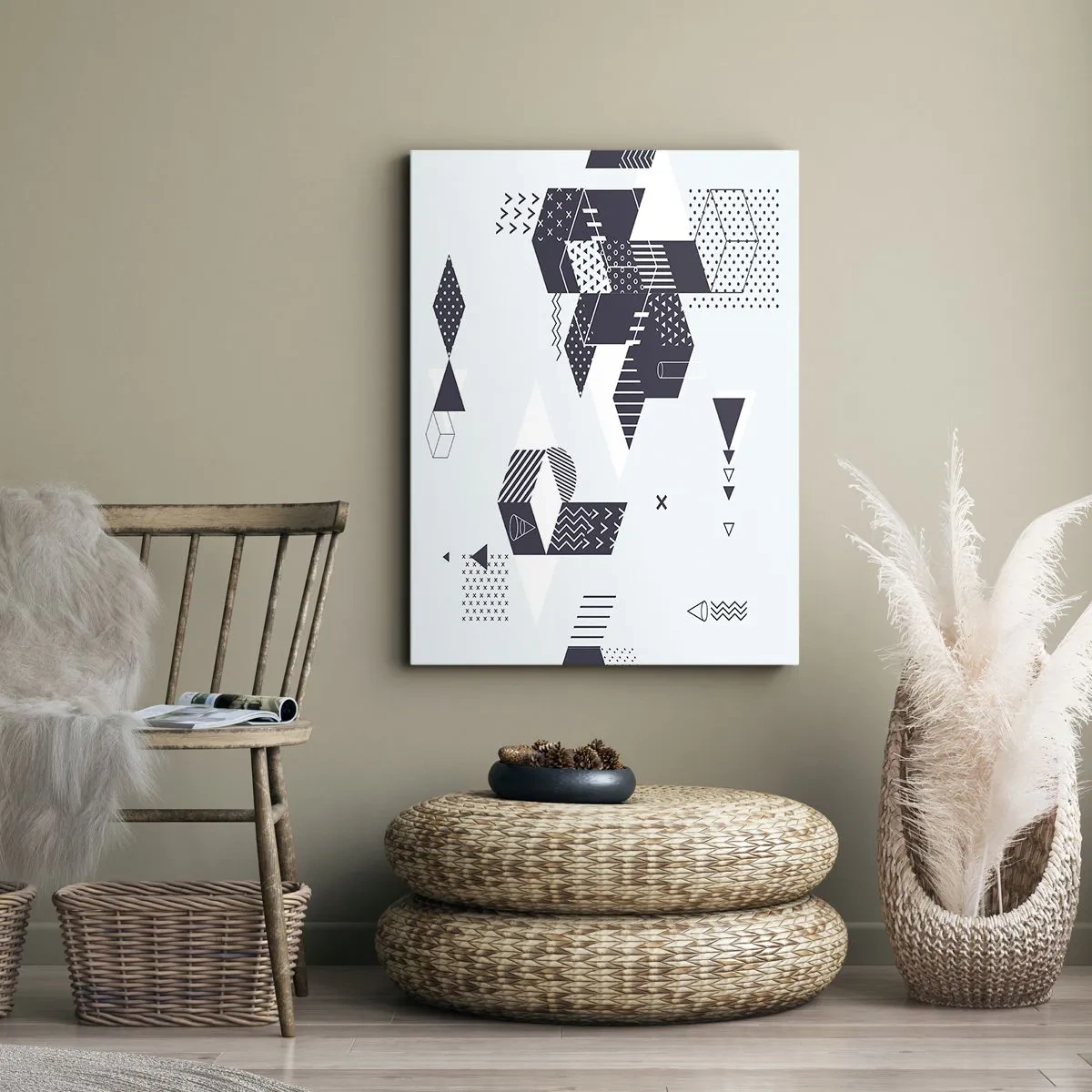Quadro em tela - Na alma de um matemático - 50x70 cm