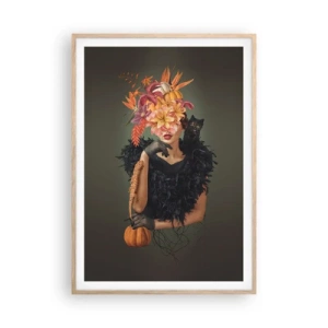 Pôster com moldura de carvalho claro - O feitiço da bruxa - 70x100 cm