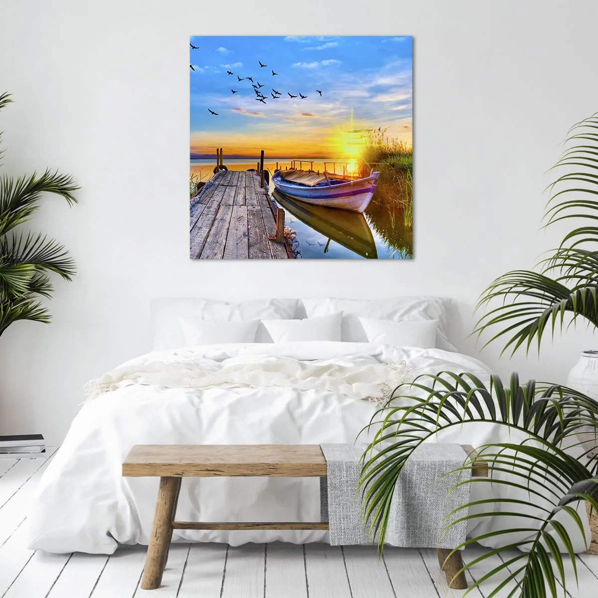 Quadro em tela - Adeus, até amanhã - 70x70 cm