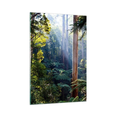 Quadro em vidro - Um conto de fadas da floresta - 80x120 cm