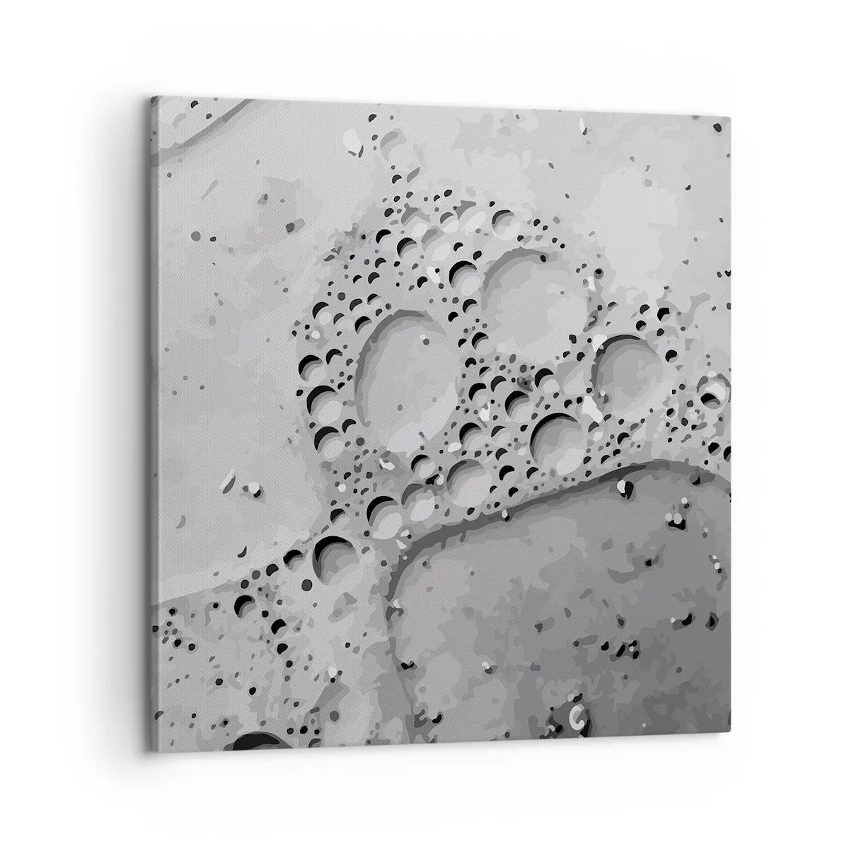 Quadro em tela - Vestígio de espuma - 60x60 cm