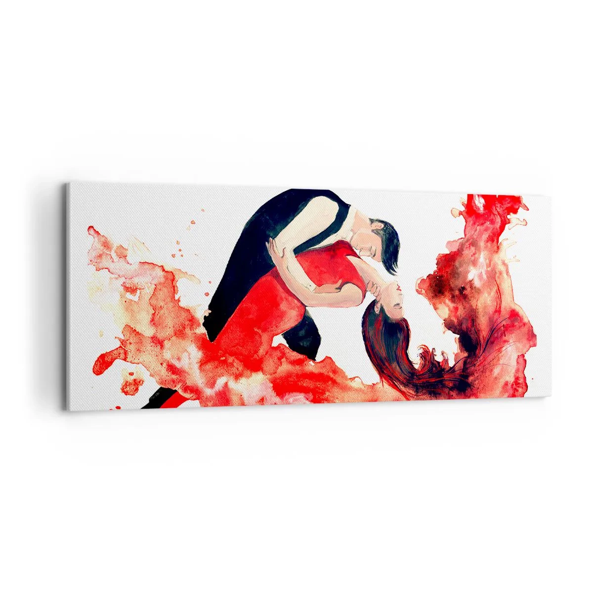 Quadro em tela - Tango - uma onda sensual - 100x40 cm