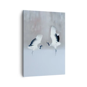 Quadro em tela - Dança no nevoeiro - 50x70 cm