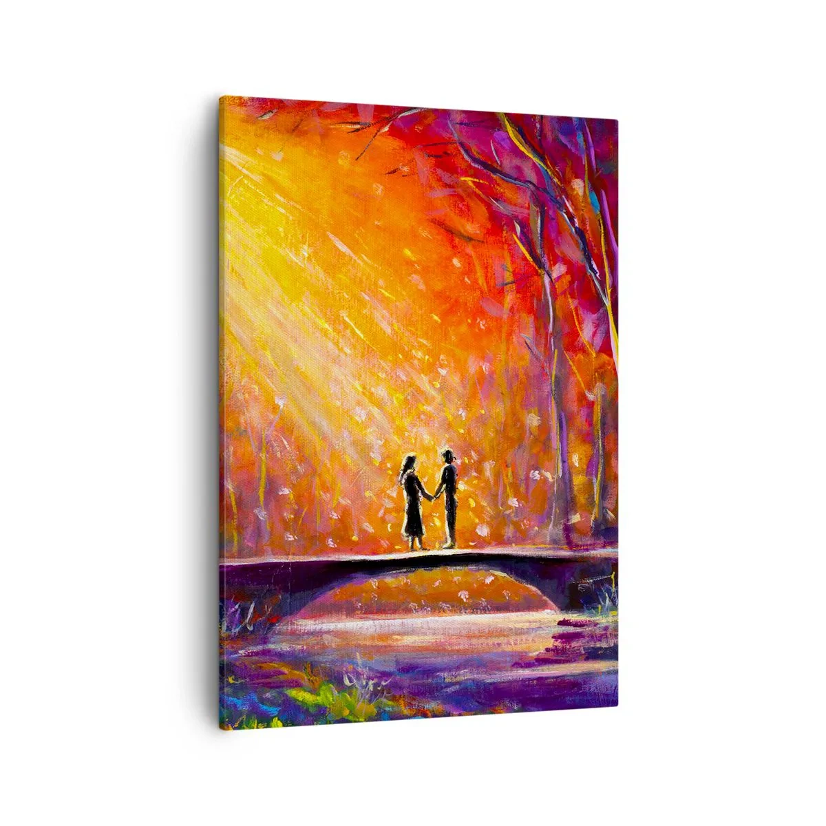 Quadro em tela - O céu também os ama - 50x70 cm