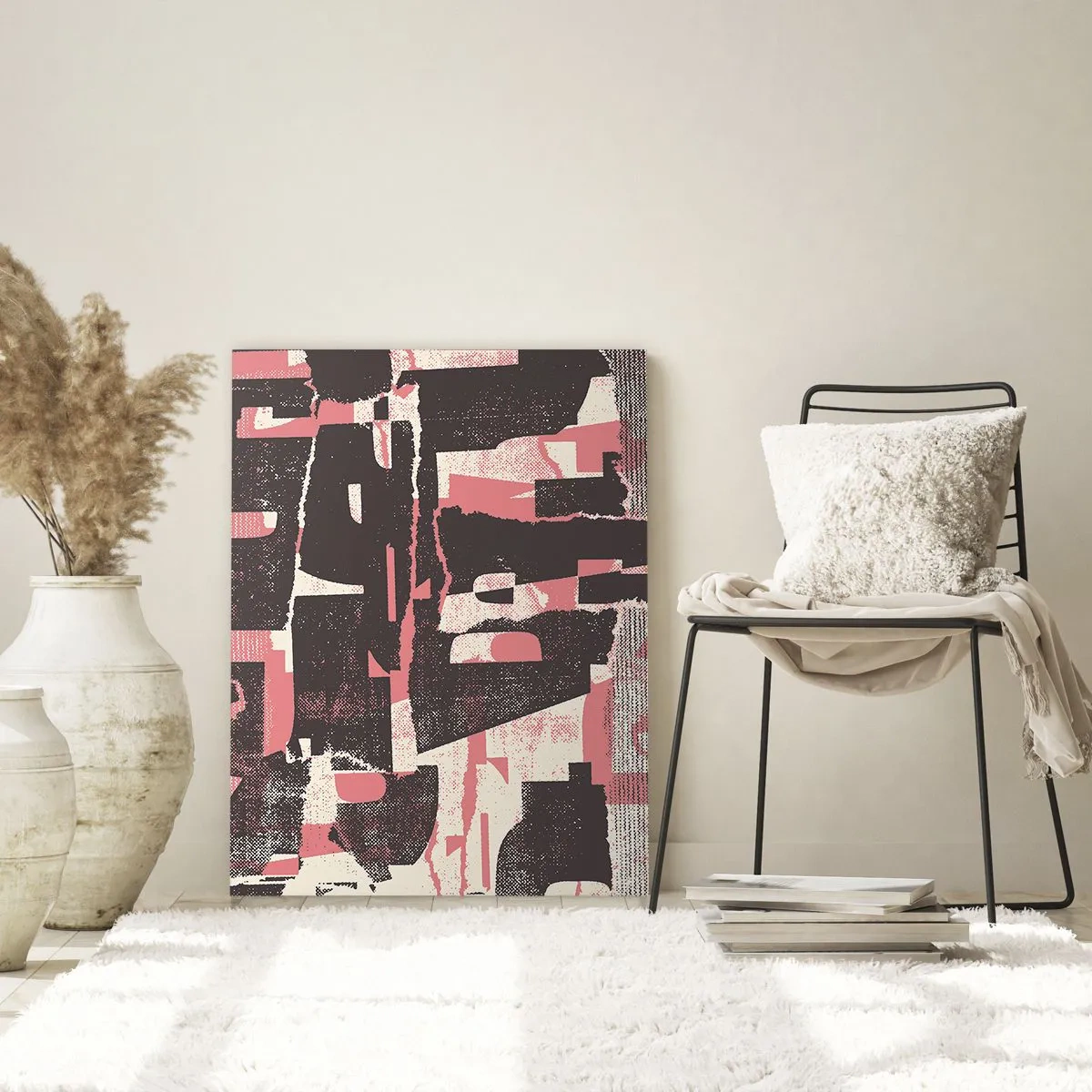 Quadro em vidro - Todo esse barulho - 80x120 cm