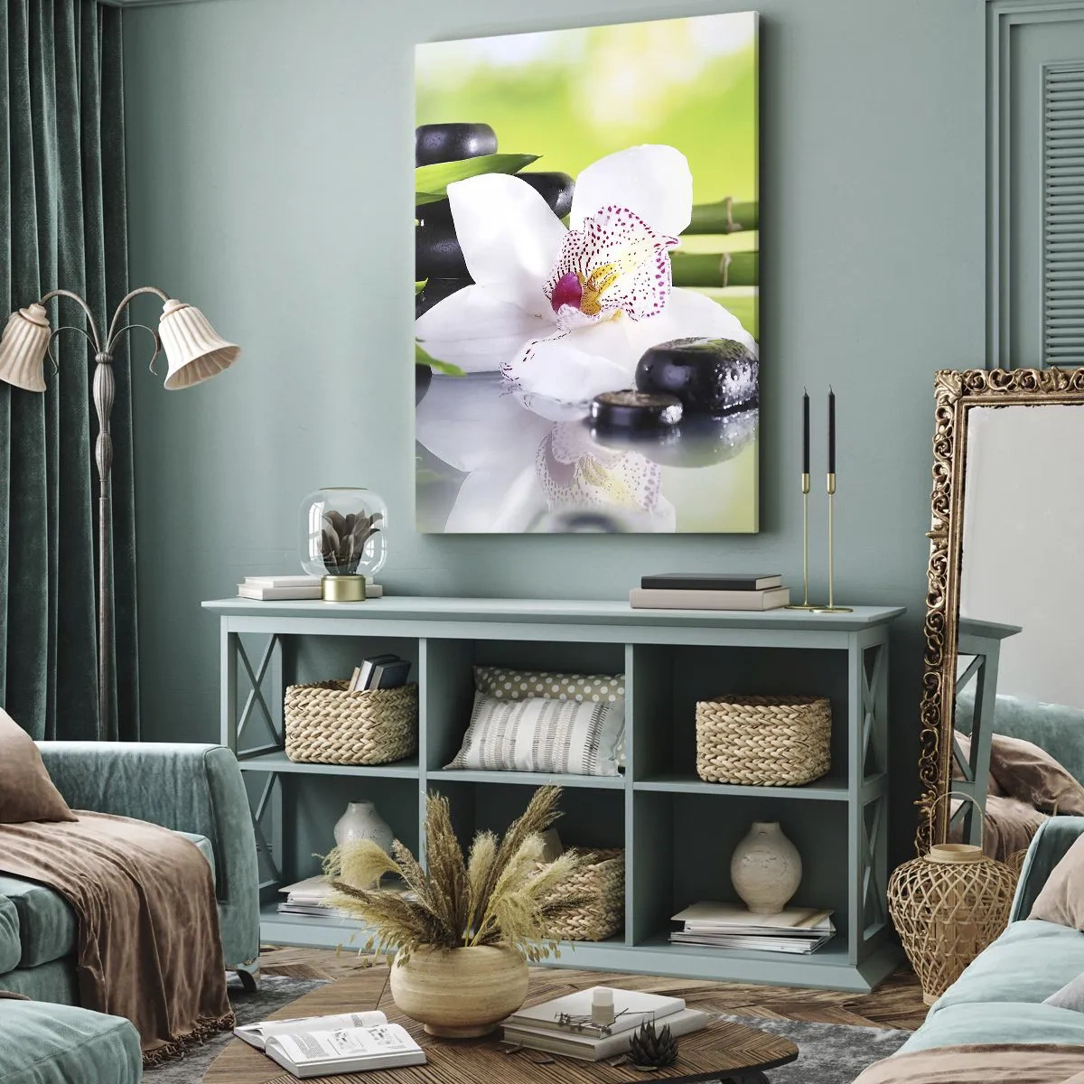 Quadro em tela - Frescor e vigor - 65x120 cm