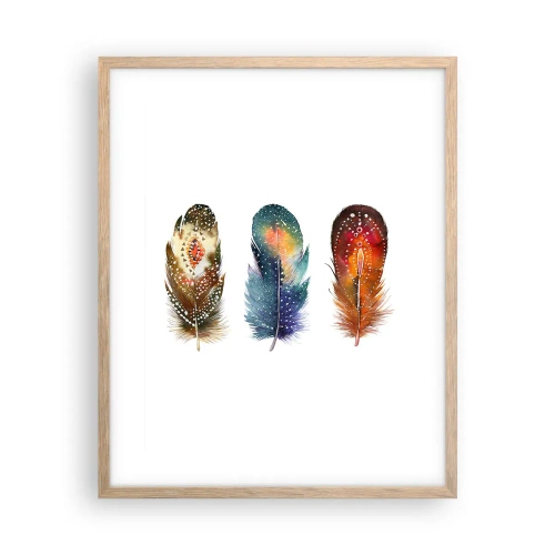 Pôster com moldura de carvalho claro - Rituais, ritos, mistérios - 40x50 cm