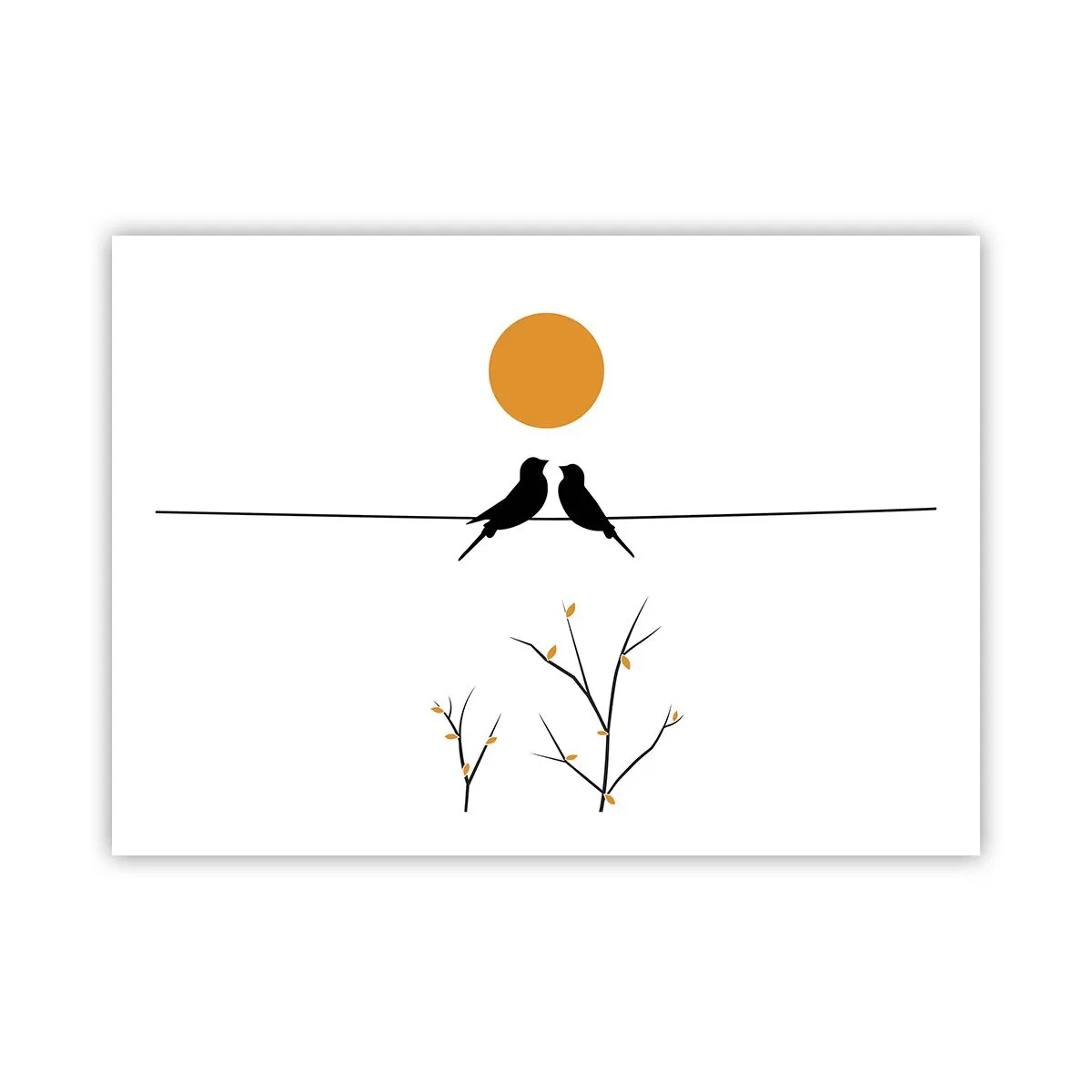 Pôster - A noite dos rouxinóis - 70x50 cm