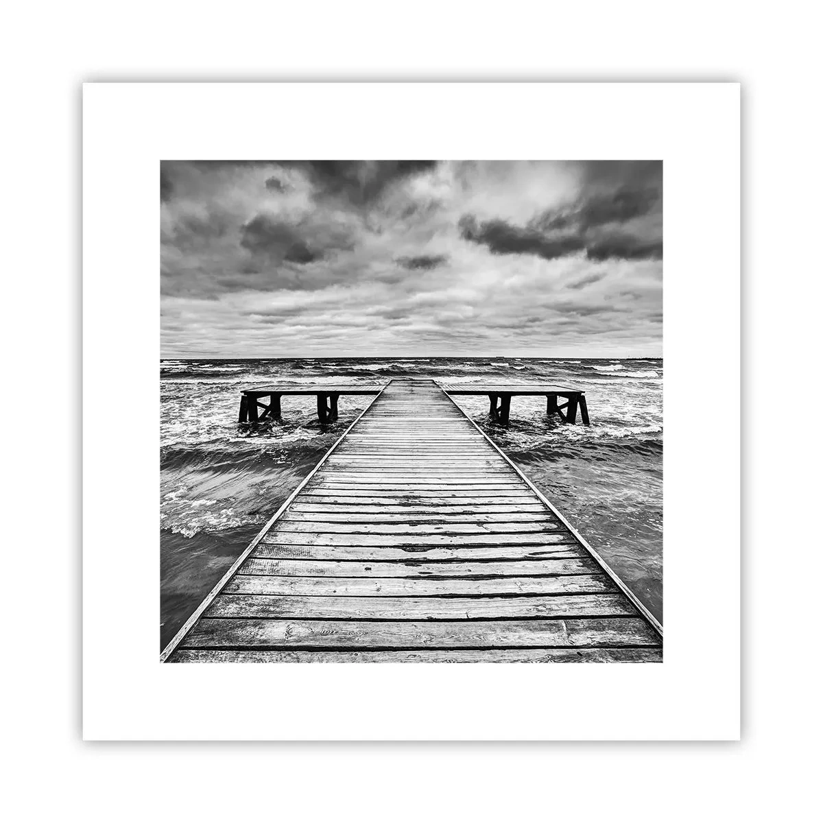 Pôster - Estou à espera do vento, que vai dispersar... - 30x30 cm