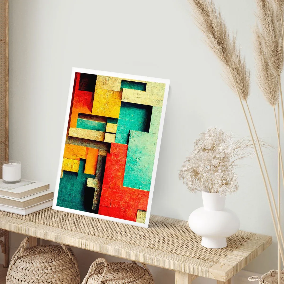 Pôster - Festival de ângulos vivos - 50x70 cm