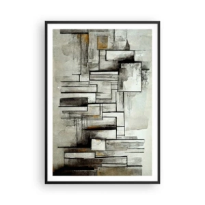 Pôster com moldura preta - O poder da simplicidade - 70x100 cm
