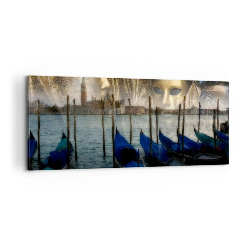 Quadro em tela - Hora do Carnaval - 100x40 cm