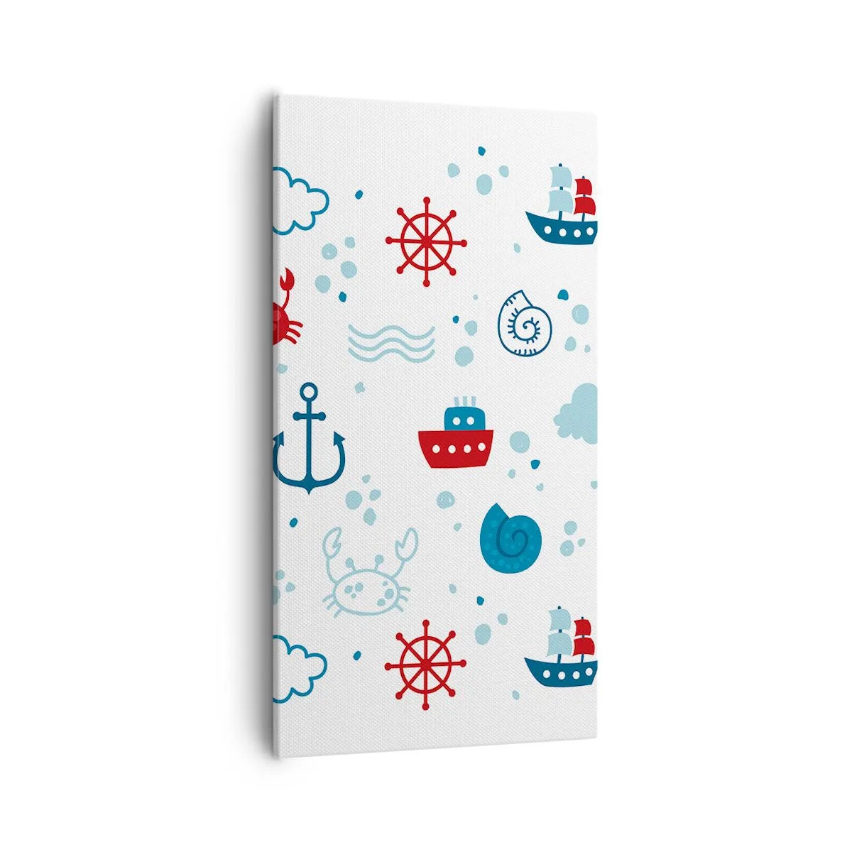 Quadro em tela - Conto de fadas do mar - 55x100 cm