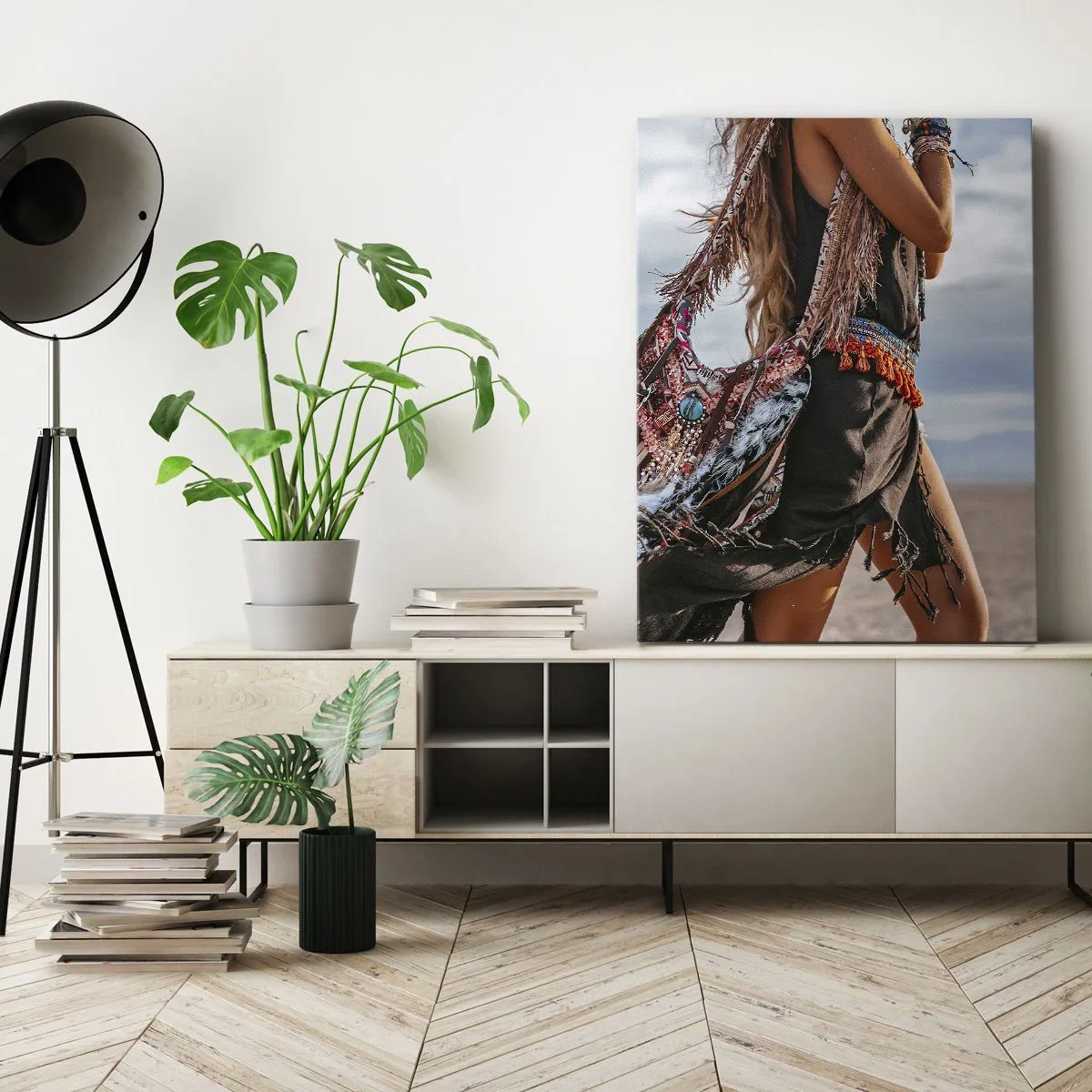 Quadro em tela - Namorada do Xamã - 50x70 cm