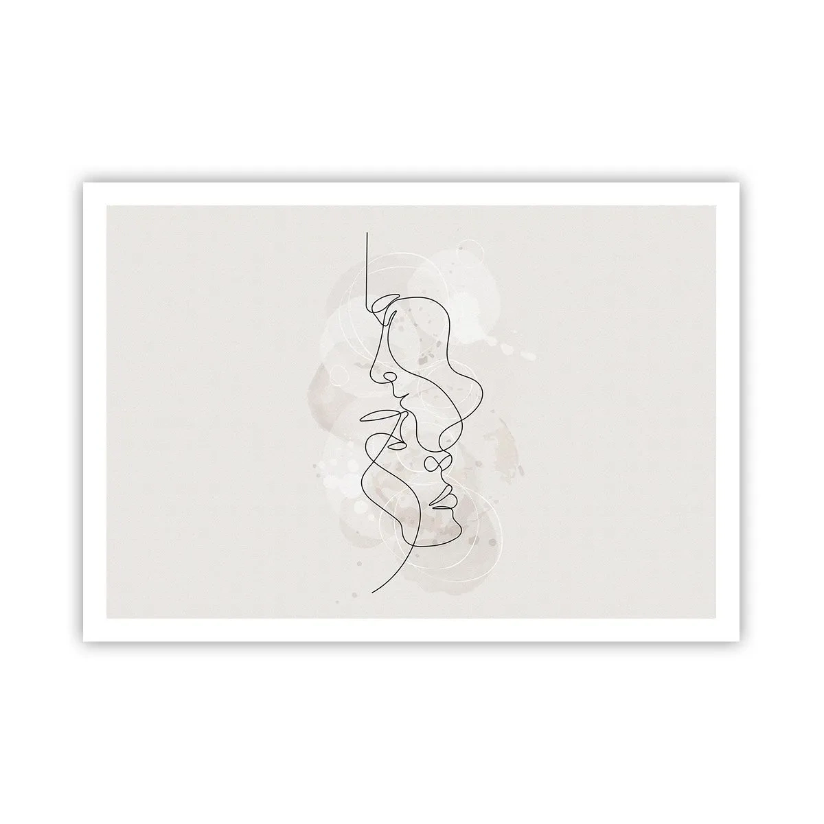 Pôster - Emaranhados num abraço - 100x70 cm