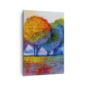 Quadro em tela - Um amontoado de cores lascivas - 70x100 cm