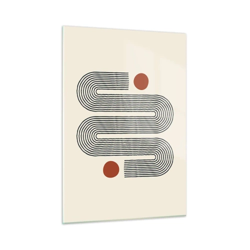 Quadro em vidro - Do início ao fim - 50x70 cm