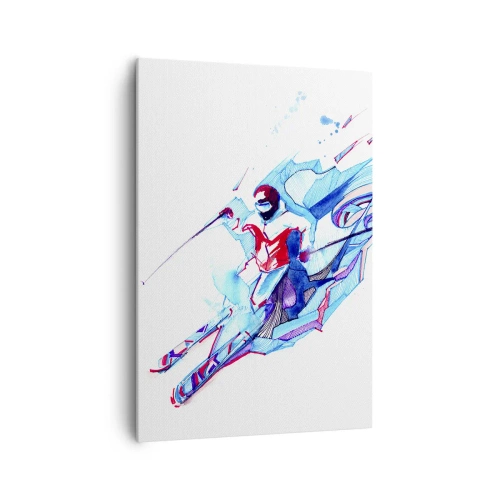 Quadro em tela - A corrida louca pela alegria - 70x100 cm