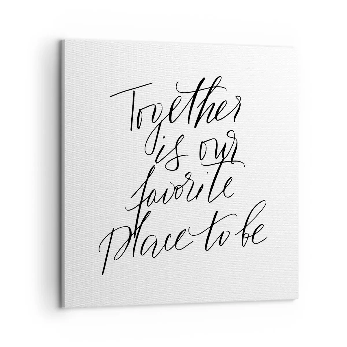 Quadro em tela - Também sente isso? - 50x50 cm