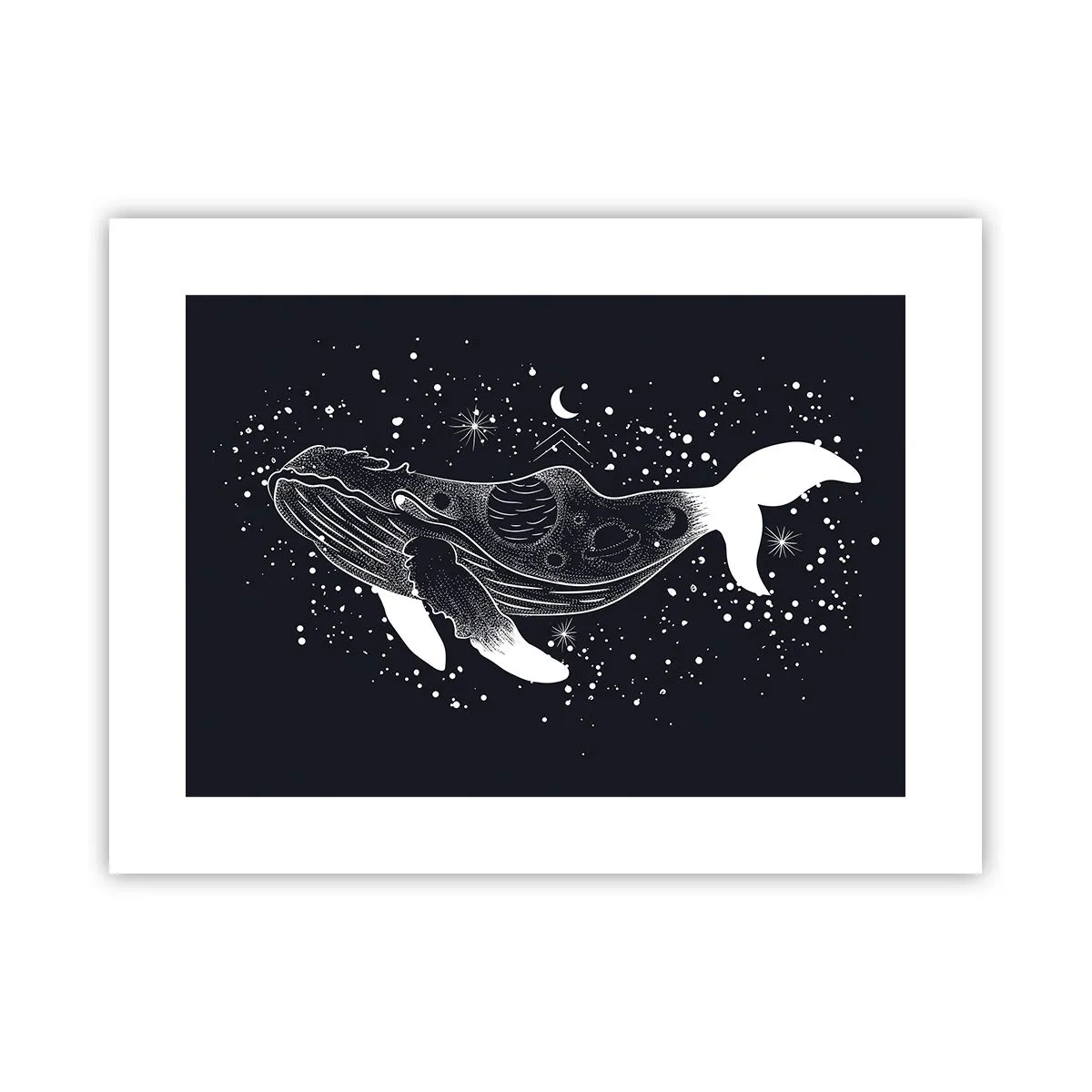 Pôster - No oceano do universo - 40x30 cm