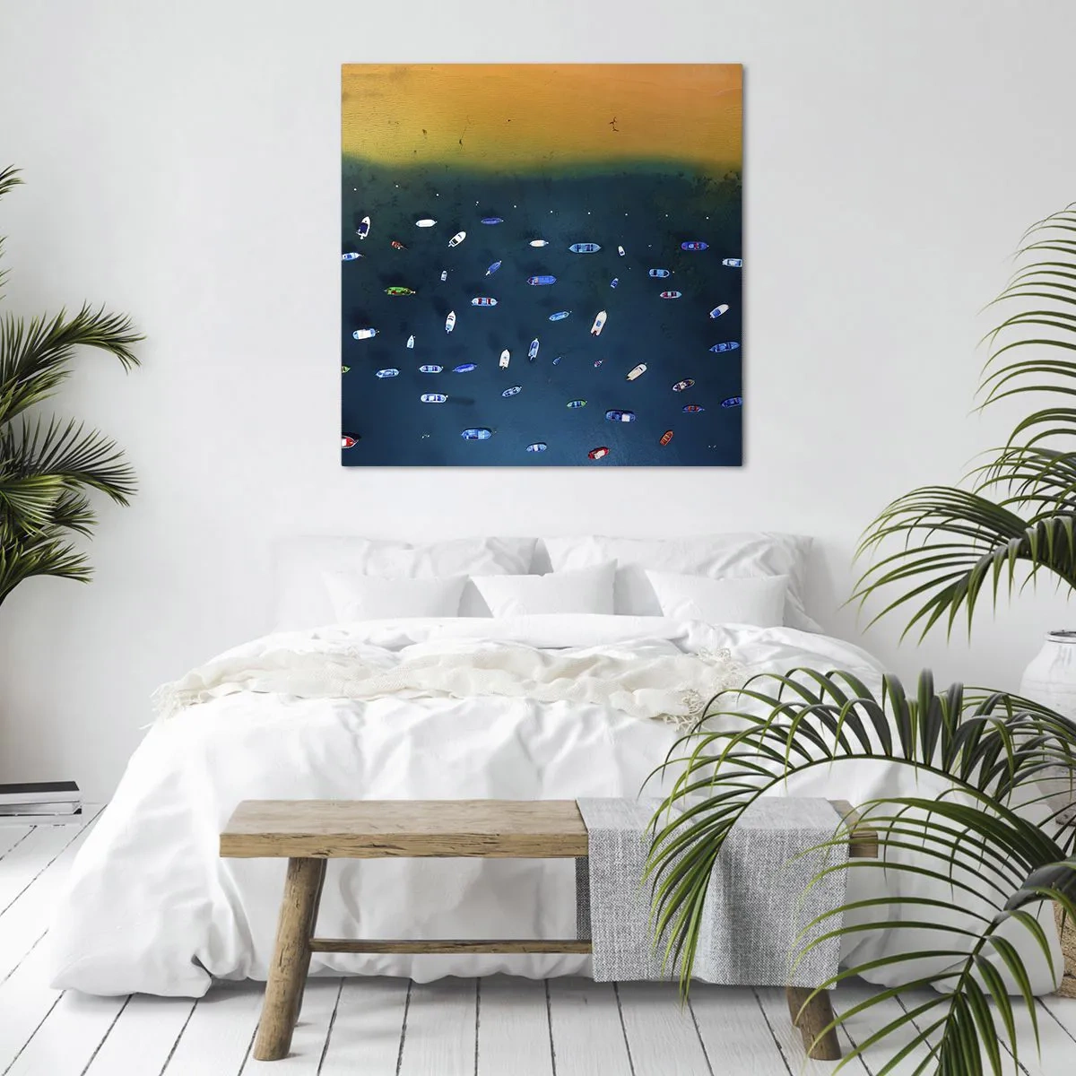 Quadro em tela - Jogo de férias - 60x60 cm